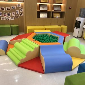 Soft play with ball pit for kids